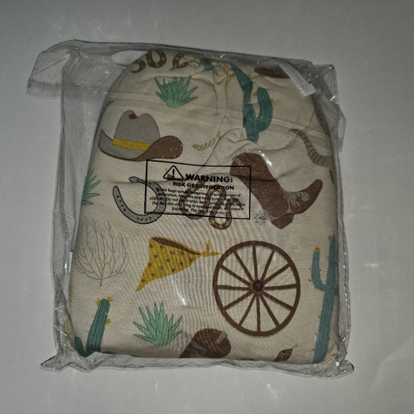 Little Sleepies Ready To Rodeo Crib Sheets - Picture 2 of 2